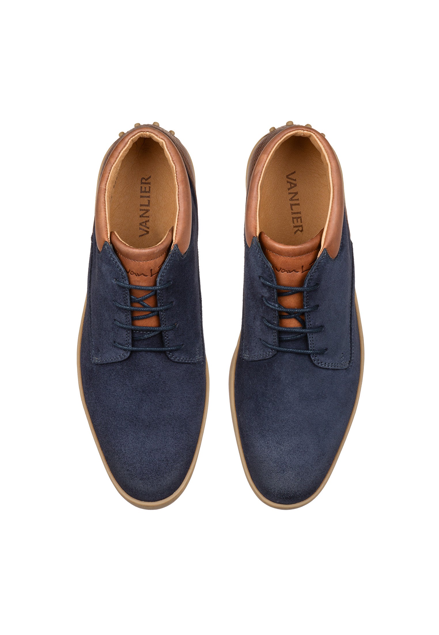 Navy suède Lugano boot