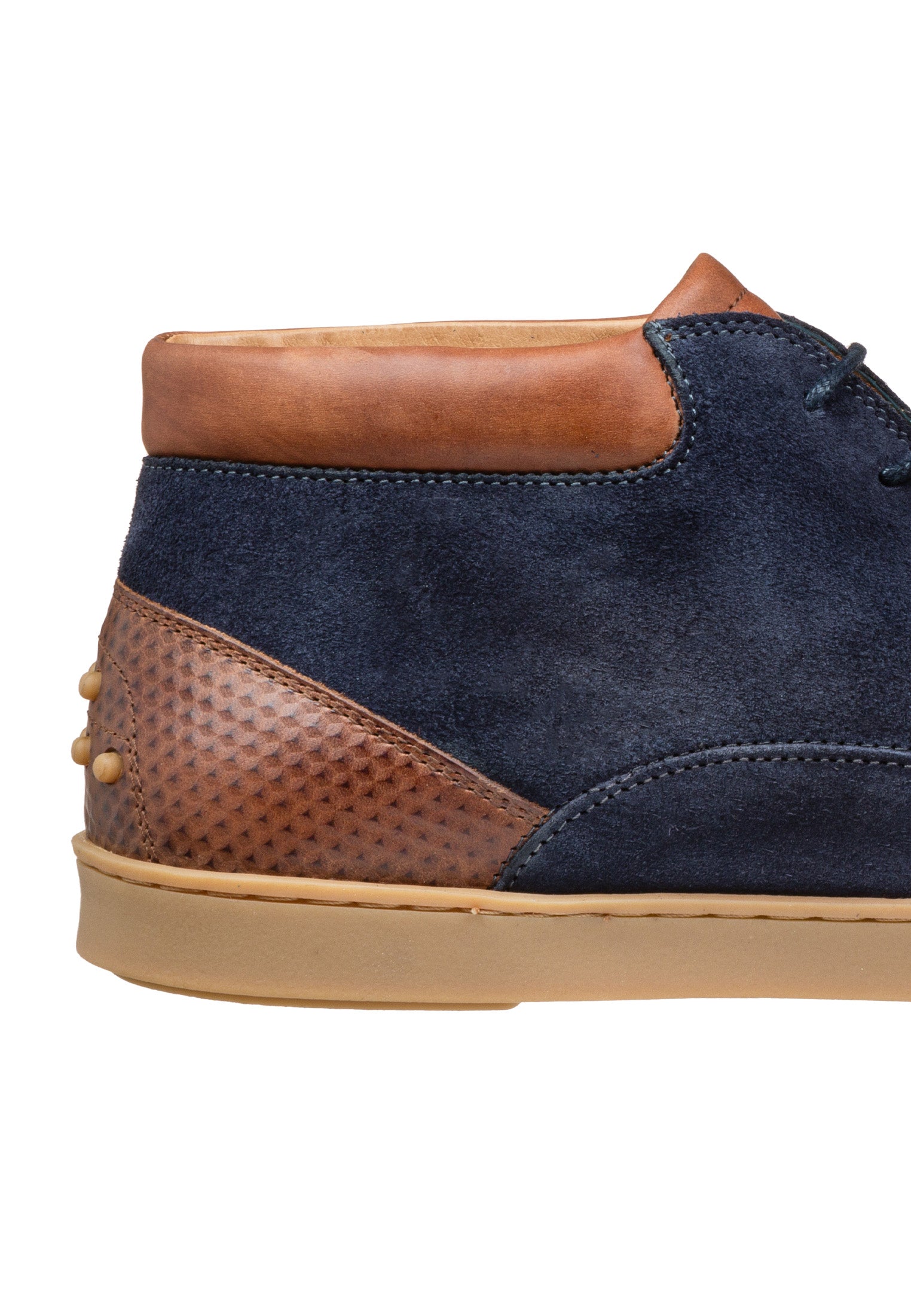 Navy suède Lugano boot