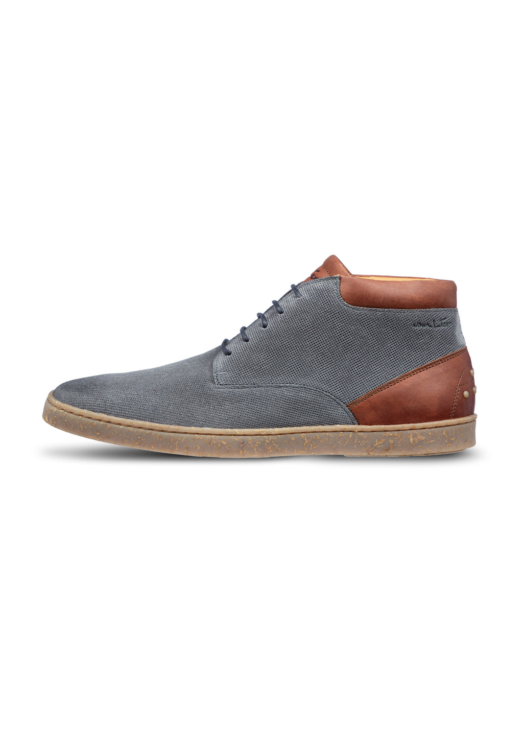 Gray suede Lugano boot