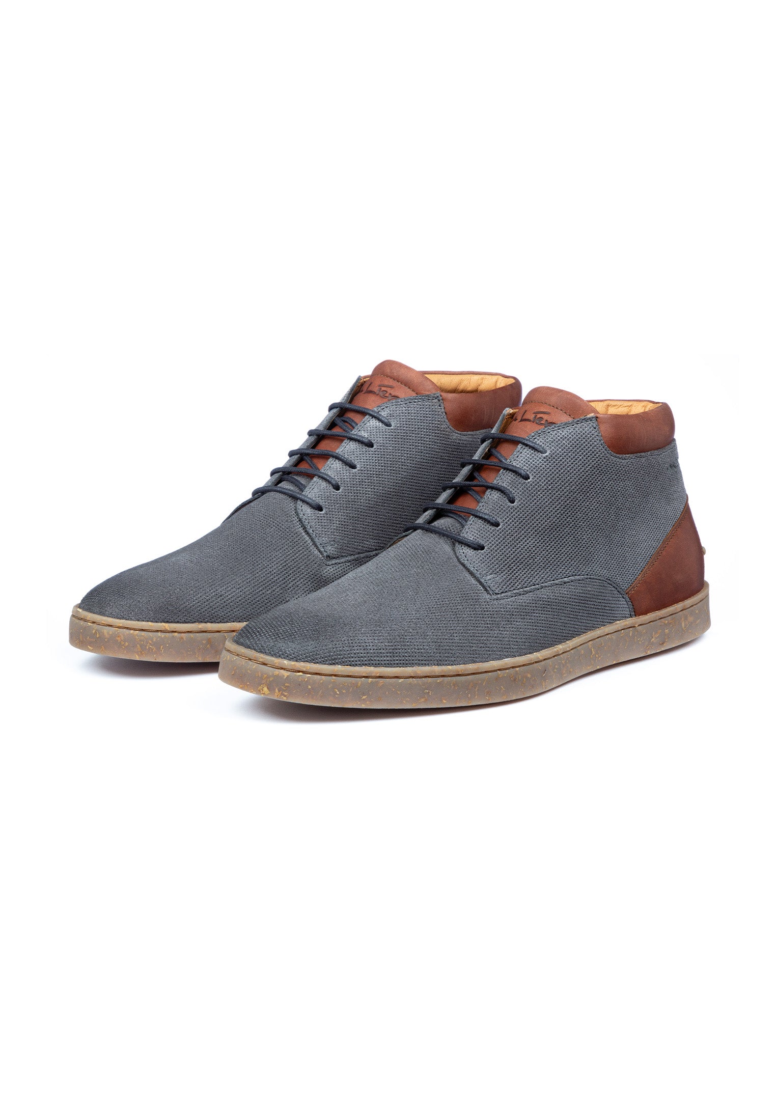Grijs combi suède Lugano boot