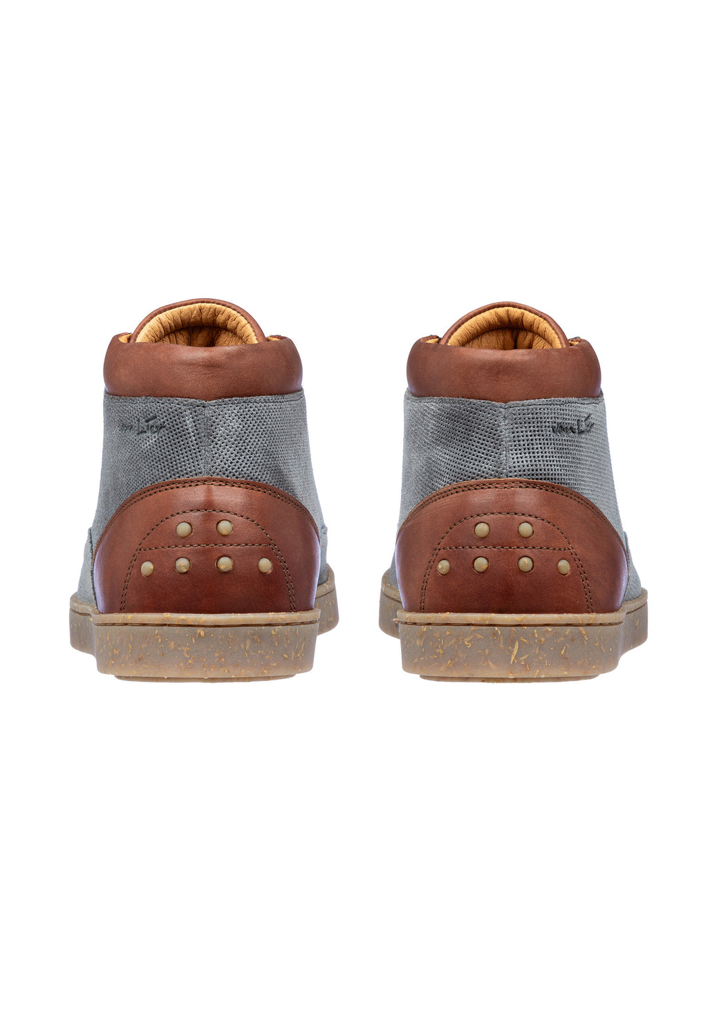 Gray suede Lugano boot