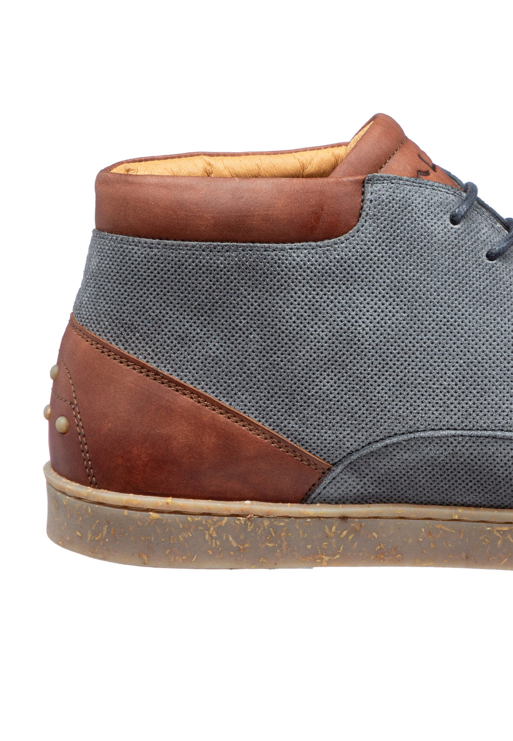 Gray suede Lugano boot