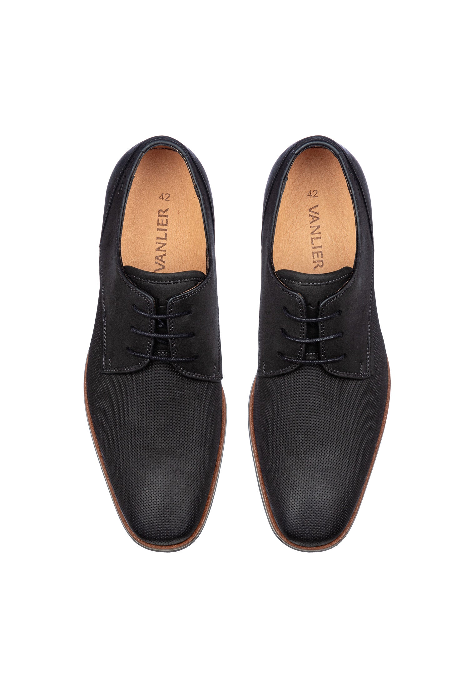 Antraciet grijs nubuck Amalfi veterschoen