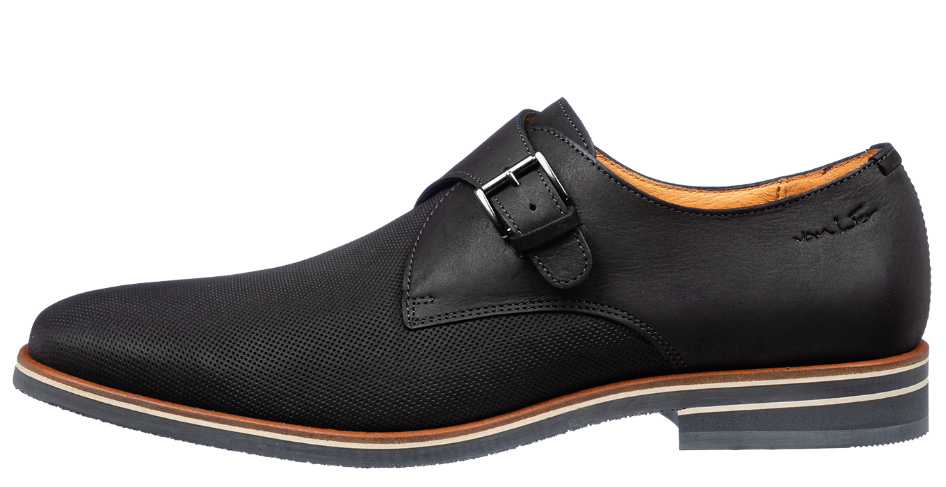Antraciet grijs nubuck Amalfi gespschoen