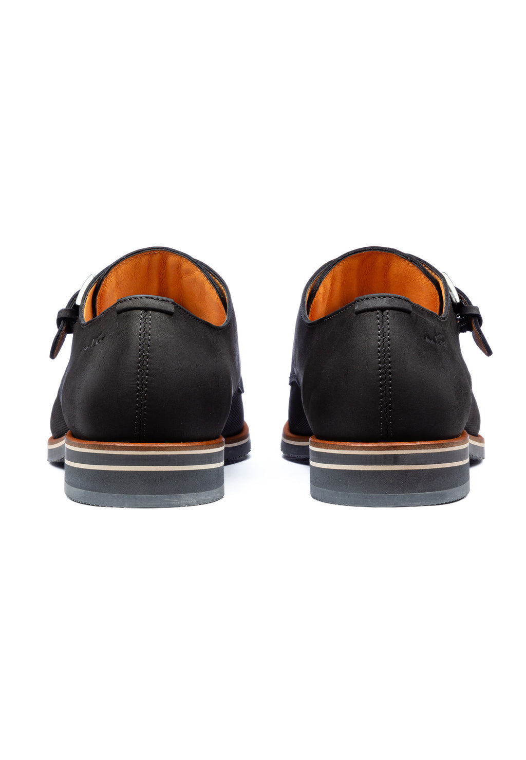 Antraciet grijs nubuck Amalfi gespschoen