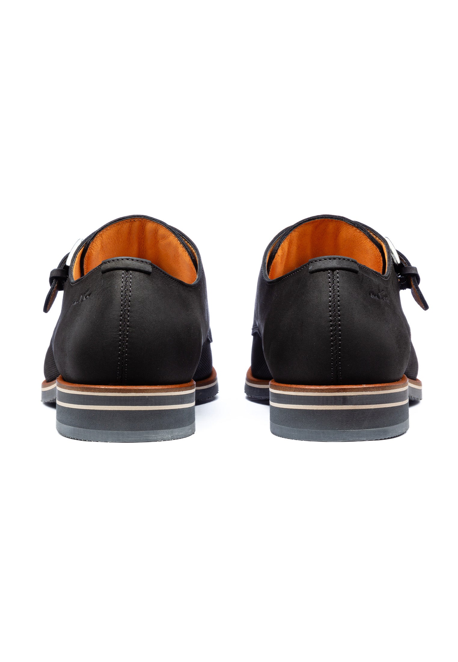 Antraciet grijs nubuck Amalfi gespschoen