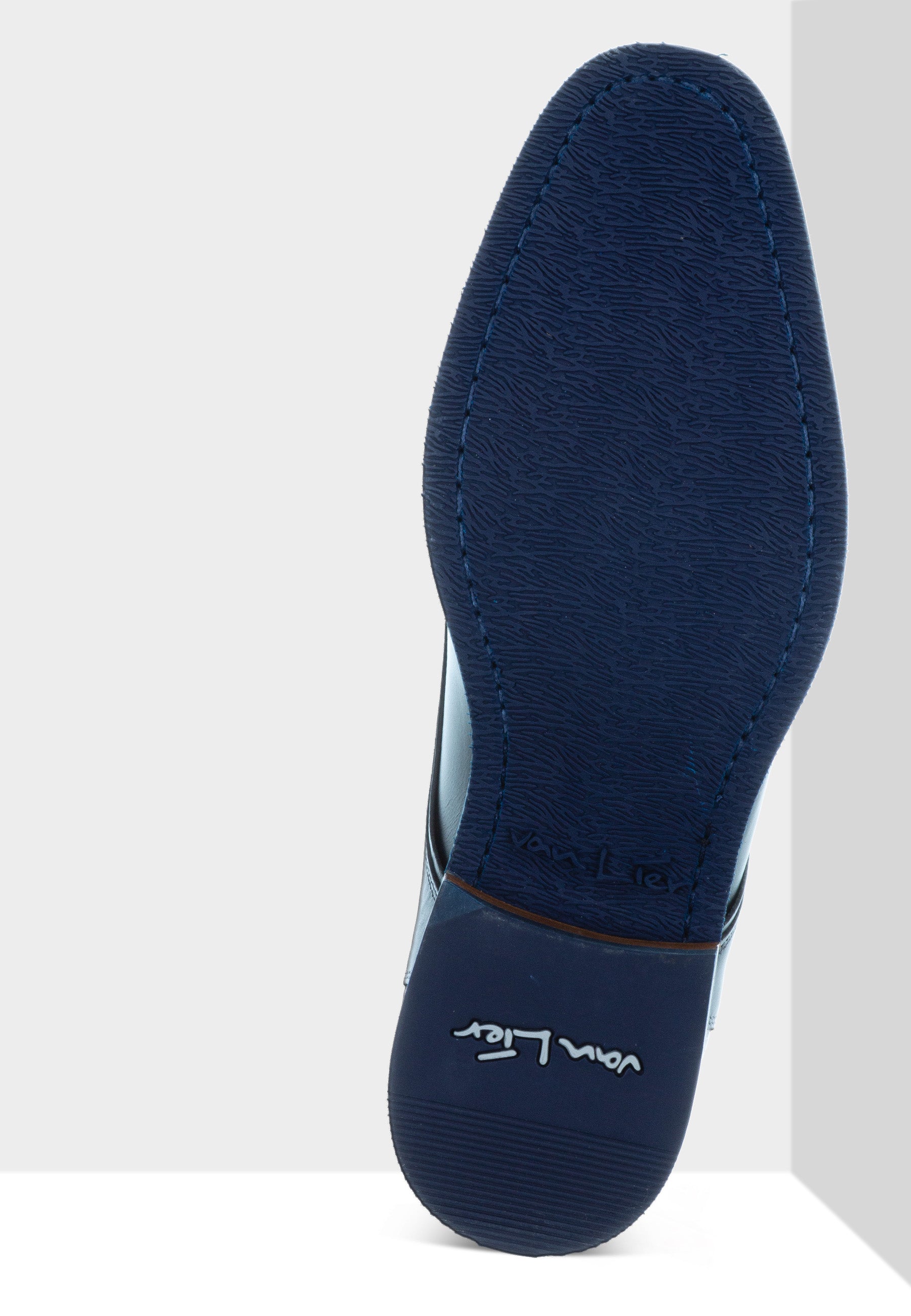 Navy blauw gladleren Amalfi veterschoen