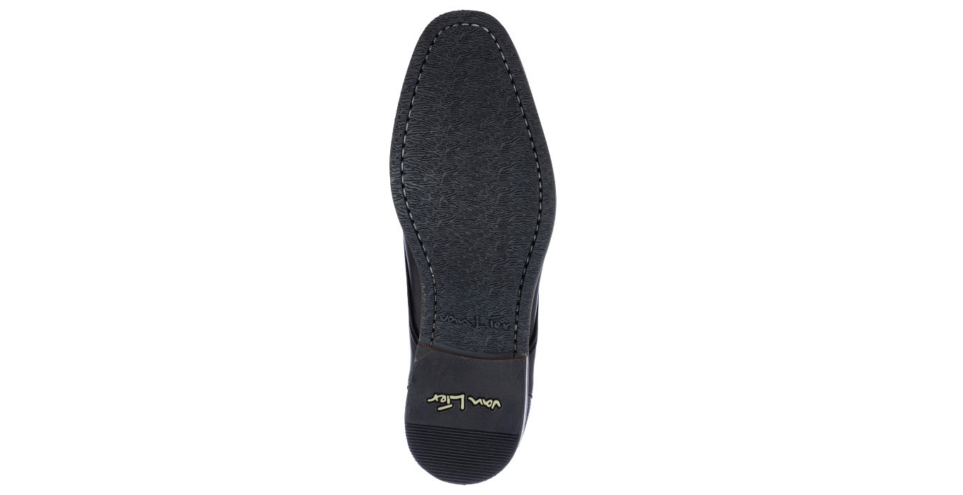 Zwart gladleren Amalfi veterschoen