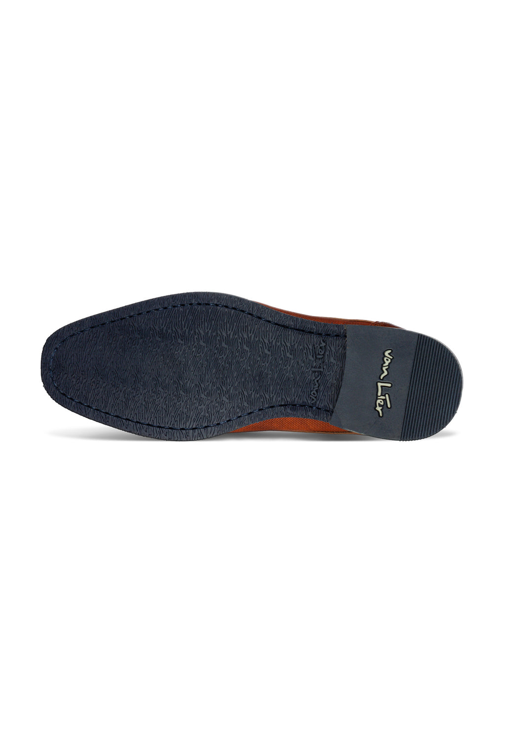 Licht cognac gladleren Amalfi veterschoen