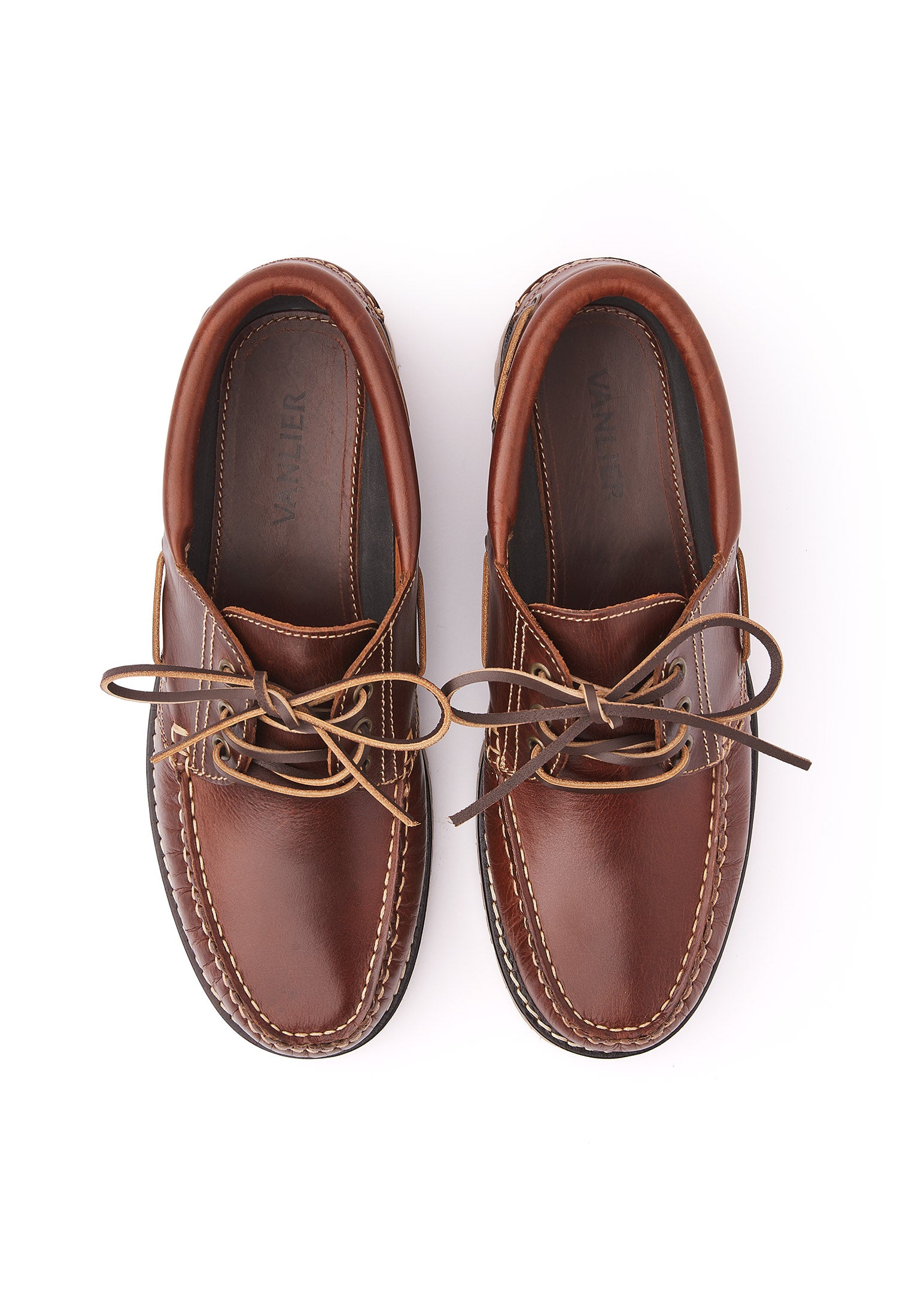 Bruin gladleren Baylands boot