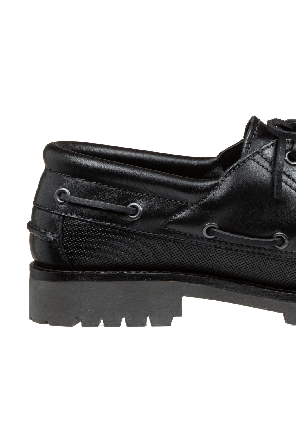 Zwart gladleren Baylands veterschoen