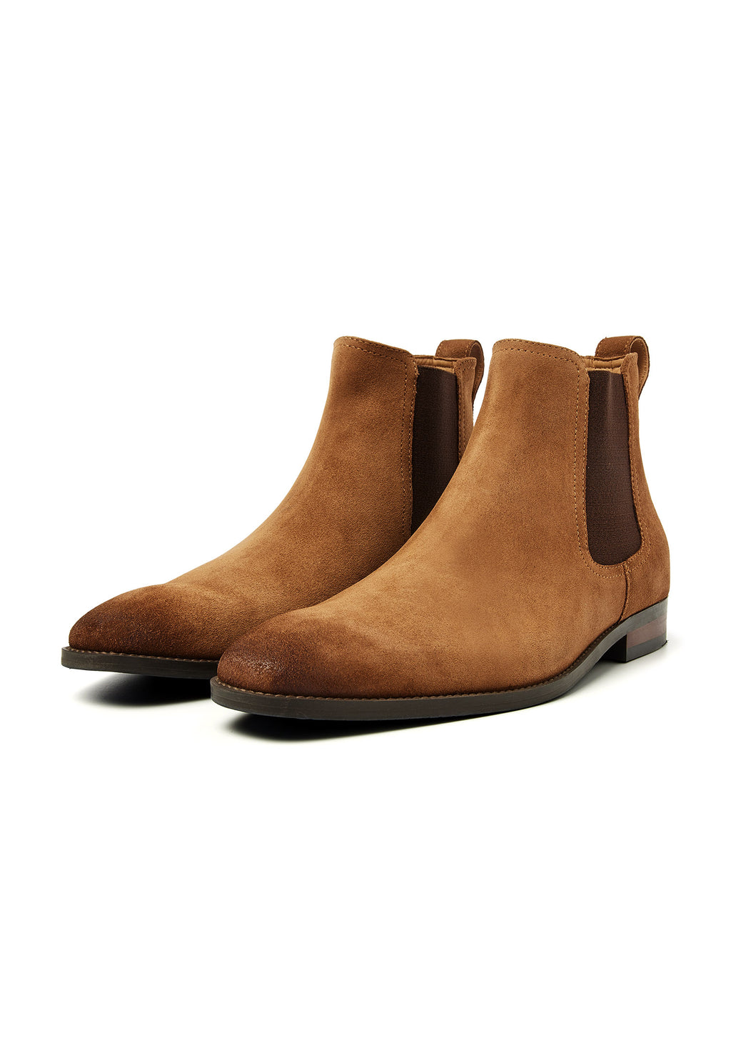 Cognac suede Bregenz Chelsea boot