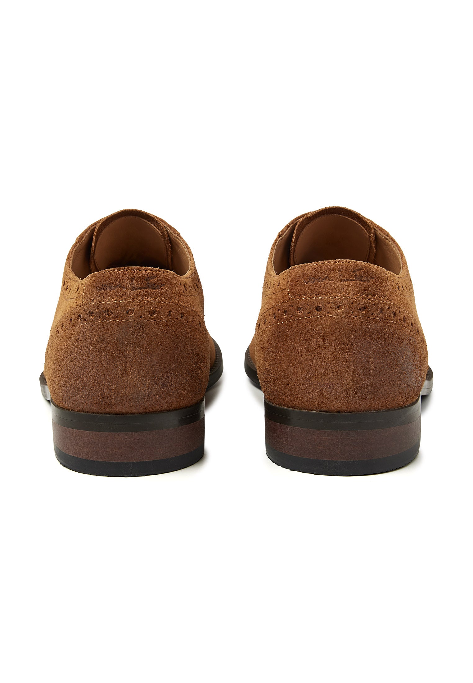 Cognac suède Bregenz veterschoen