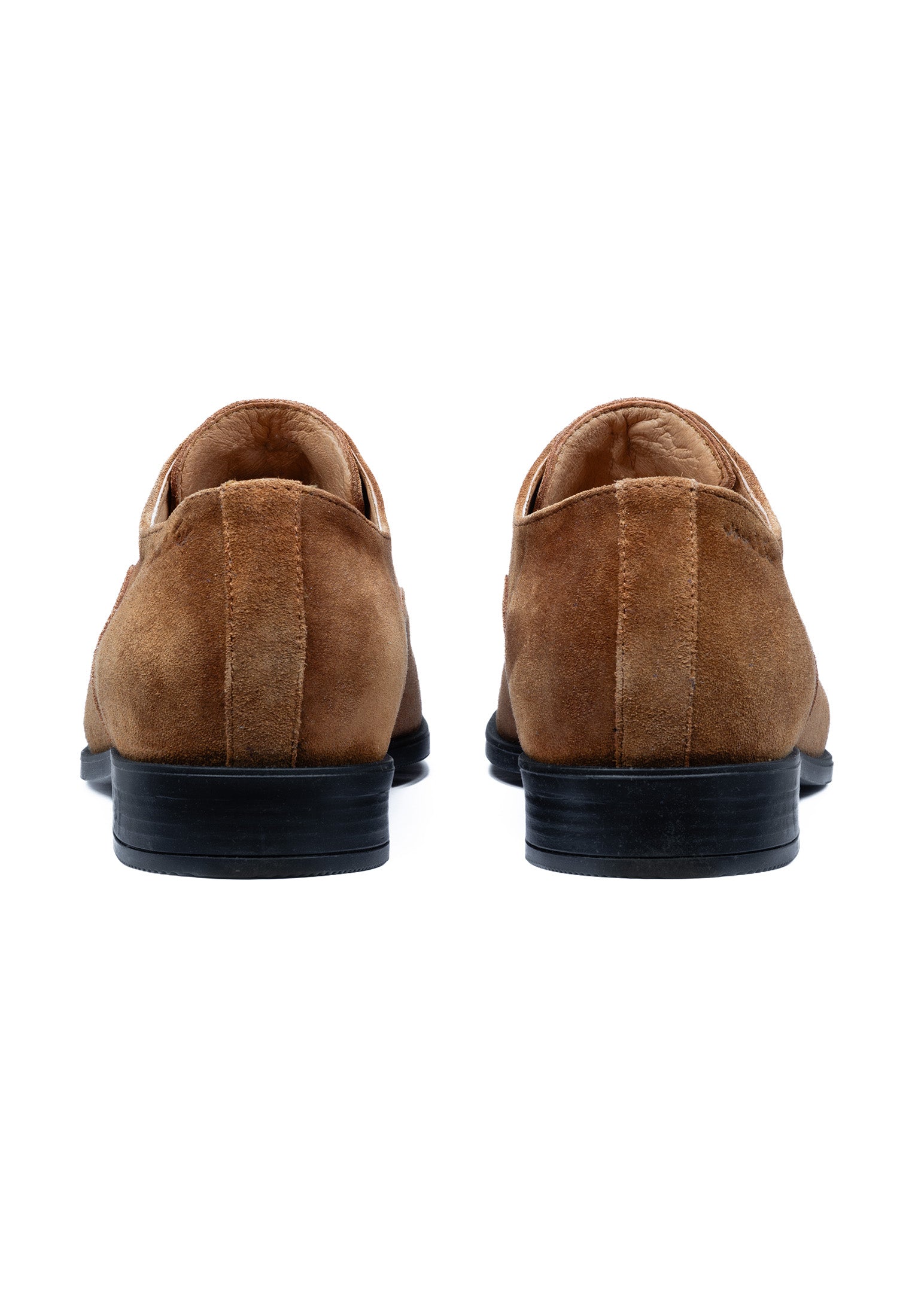 Cognac suède Riva veterschoen