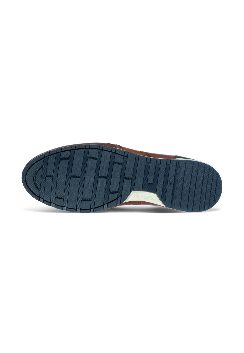 Licht cognac gladleren Anzano sneaker