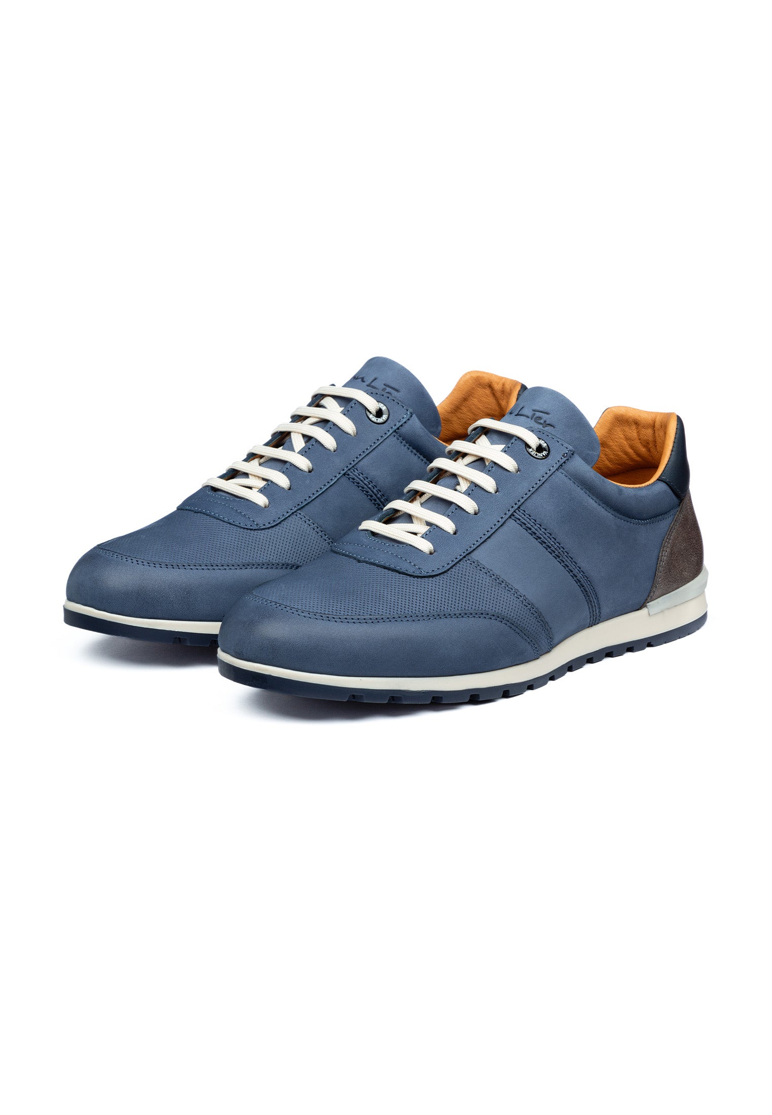 Blauw nubuck Anzano sneaker