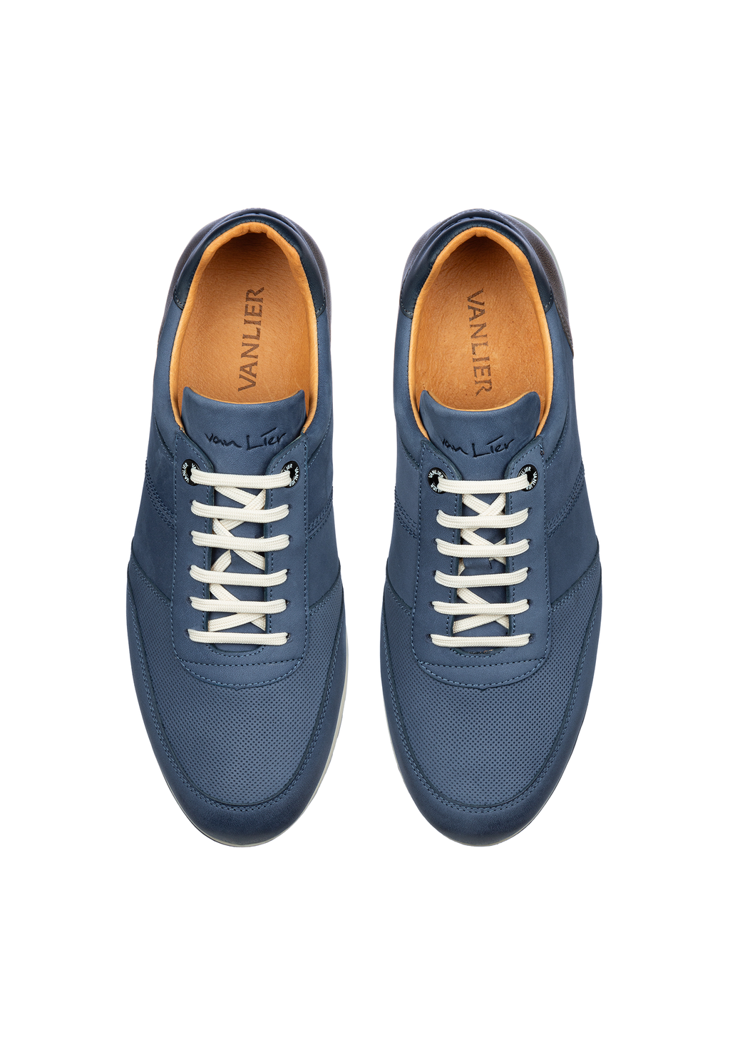Blauw nubuck Anzano sneaker