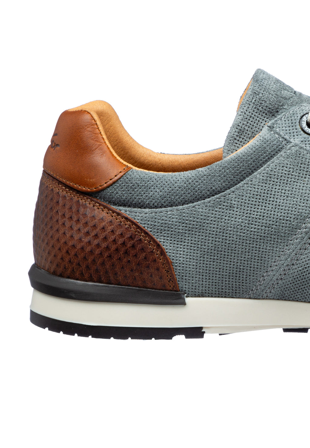 Gray blue suede Anzano sneaker