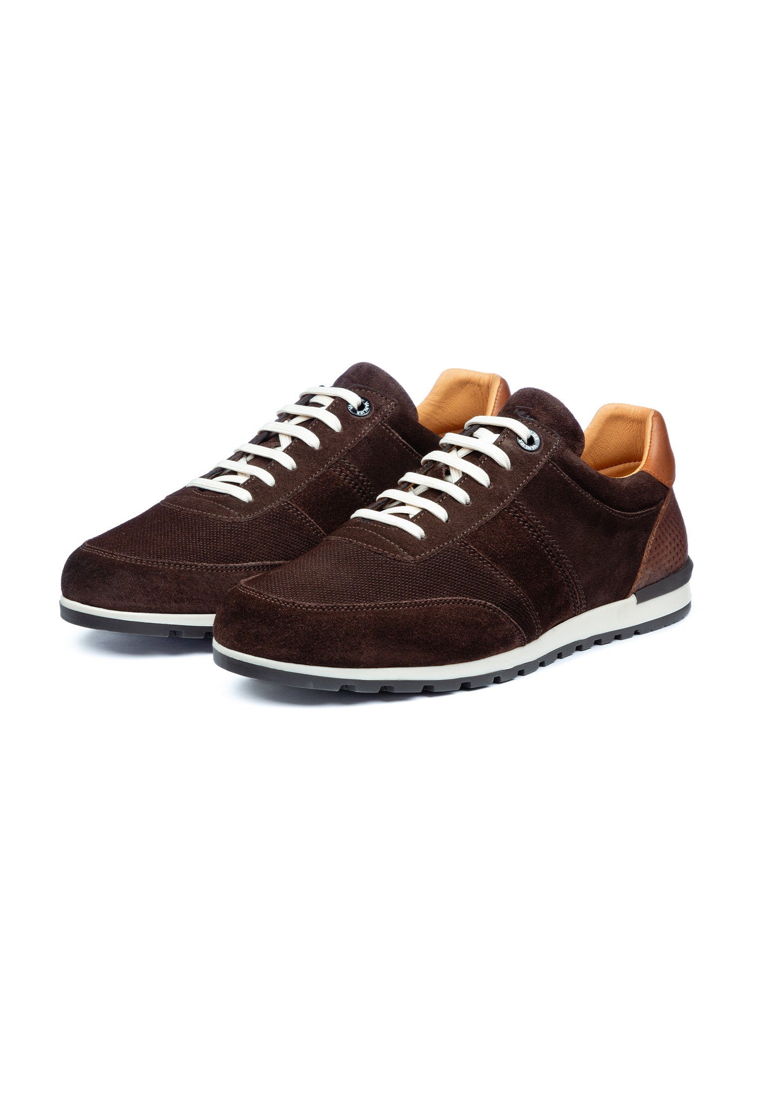Testa di moro bruin suède Anzano sneaker