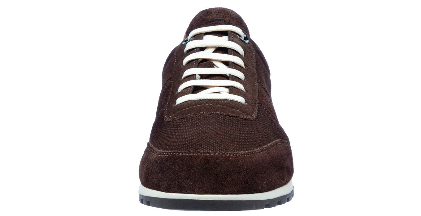Testa di moro bruin suède Anzano sneaker