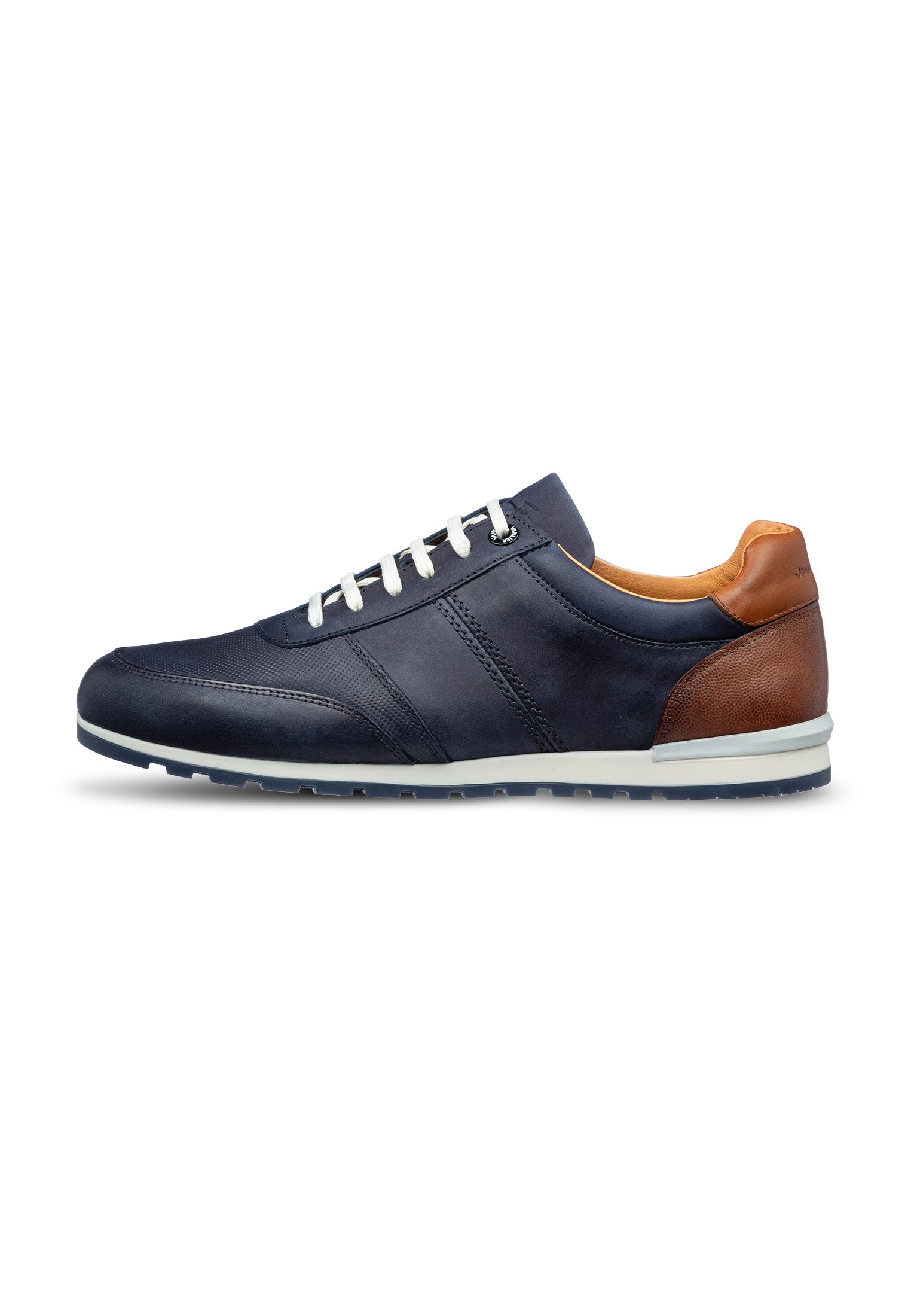 Navy blauw nubuck Anzano sneaker