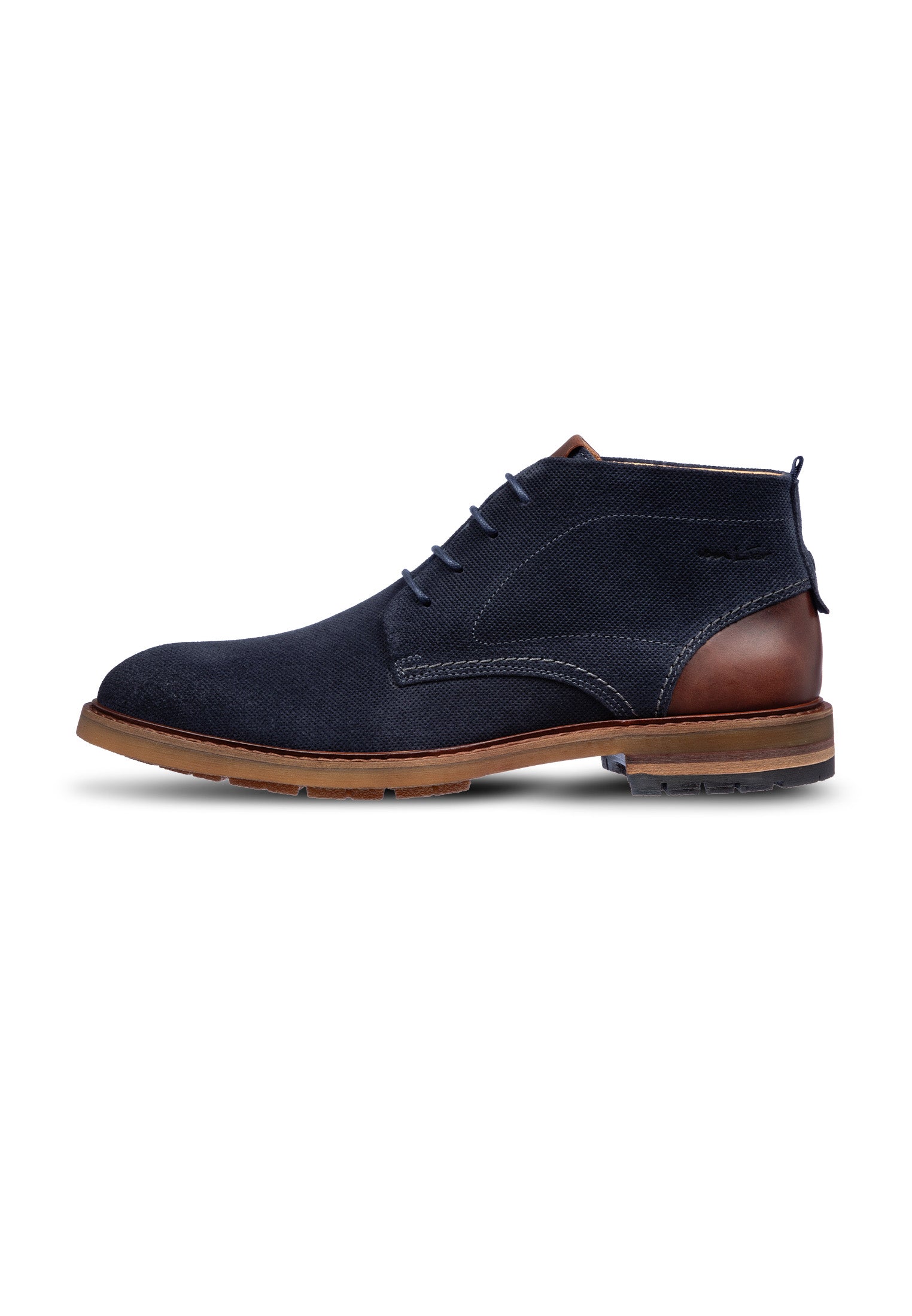 Blauw suède Dino boot