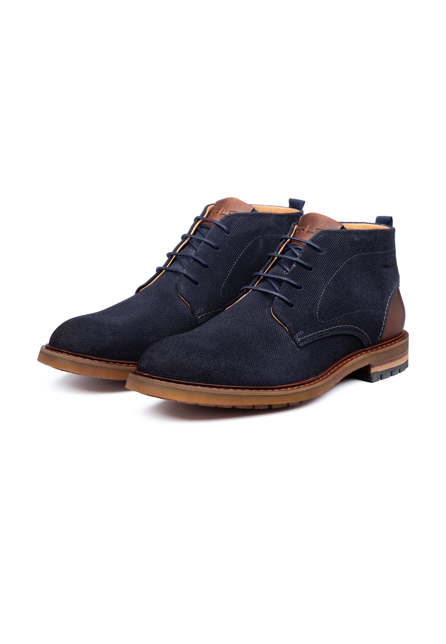 Blauw suède Dino boot