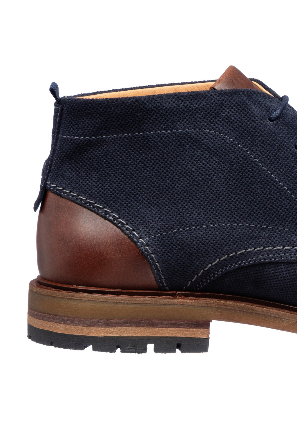 Blauw suède Dino boot