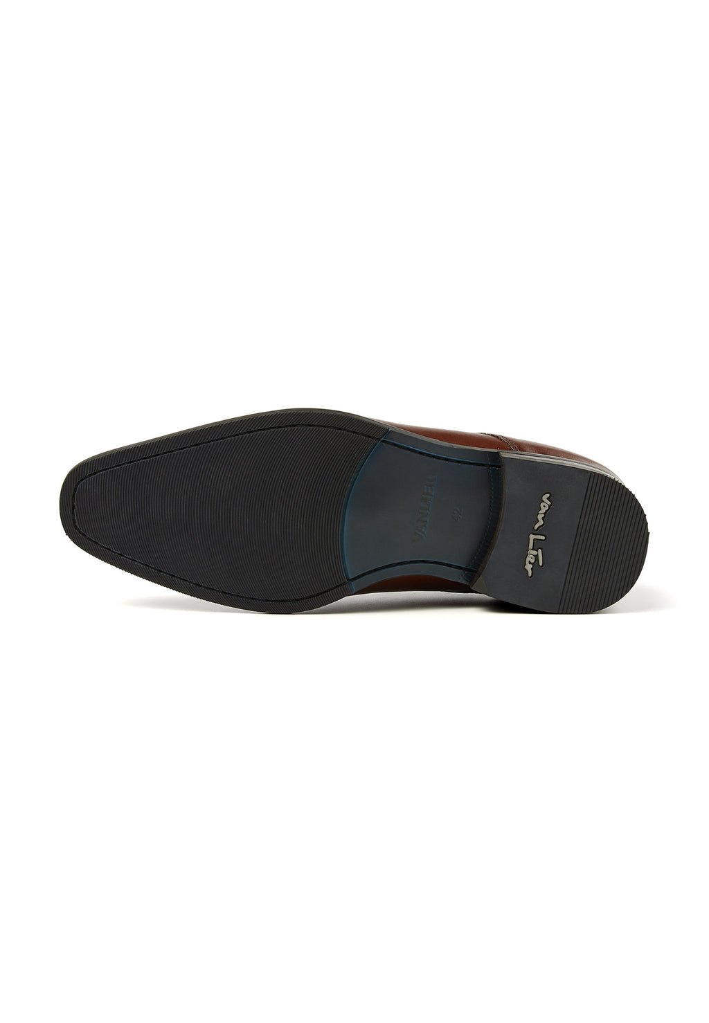 Cognac smooth leather Santorini lace-up shoe