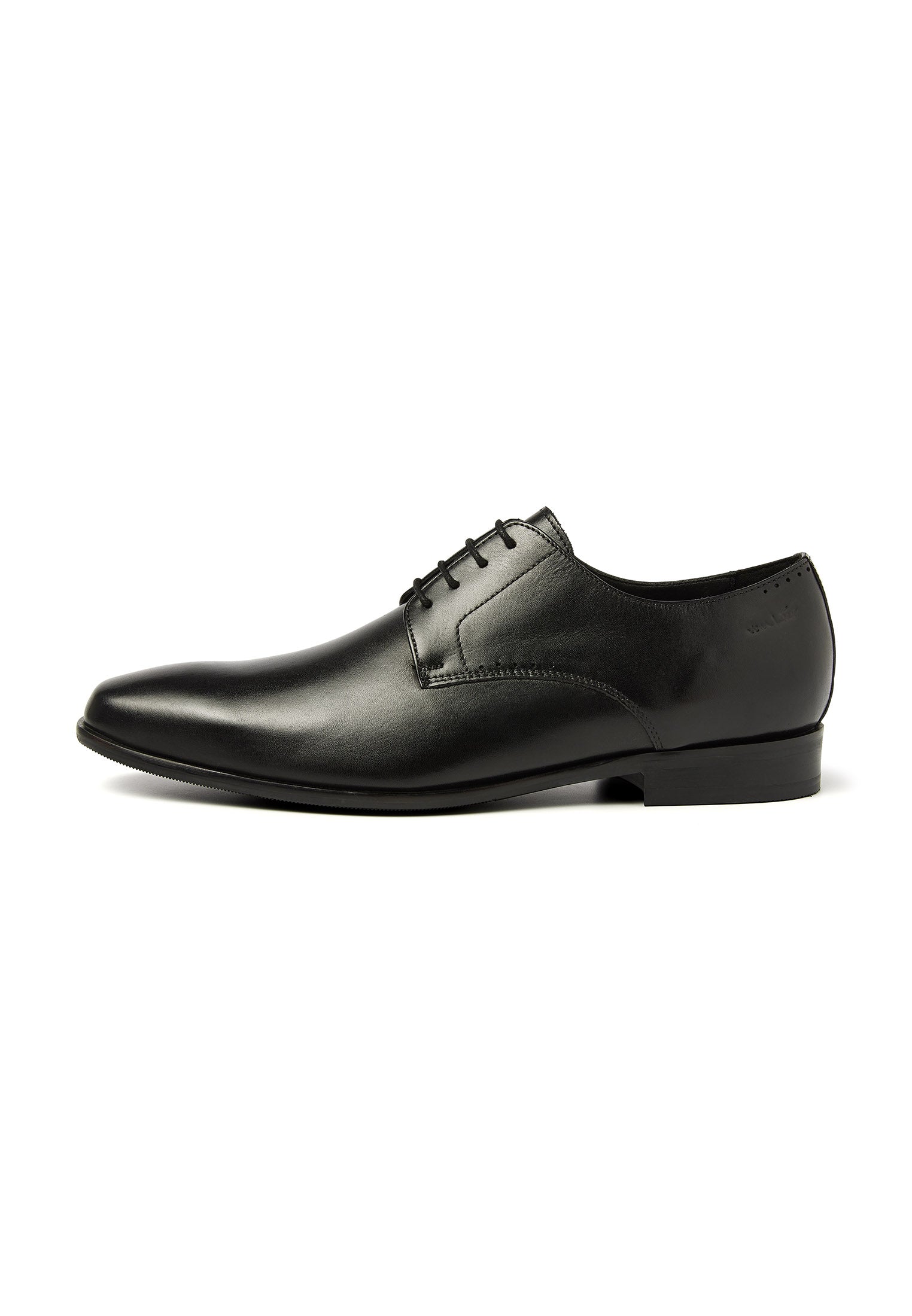 Black smooth leather Santorini lace-up shoe