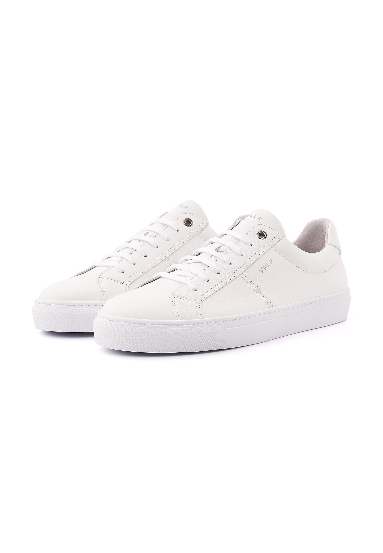 Wit gladleren Novara sneaker