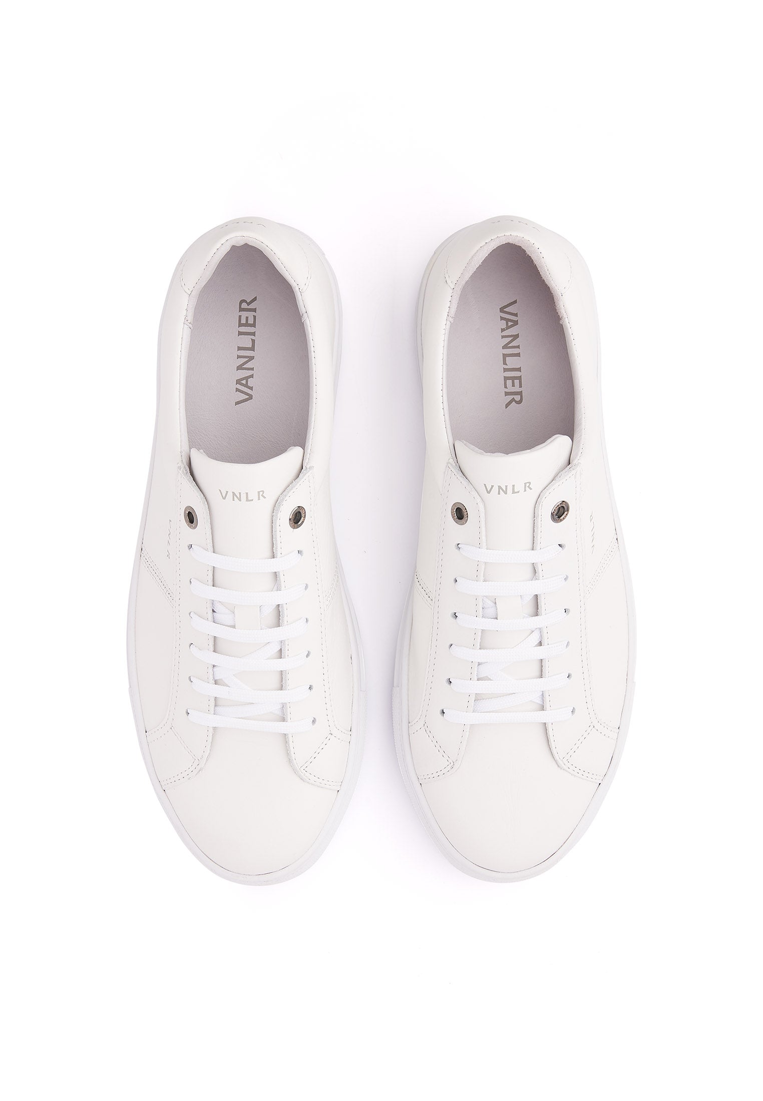 Wit gladleren Novara sneaker