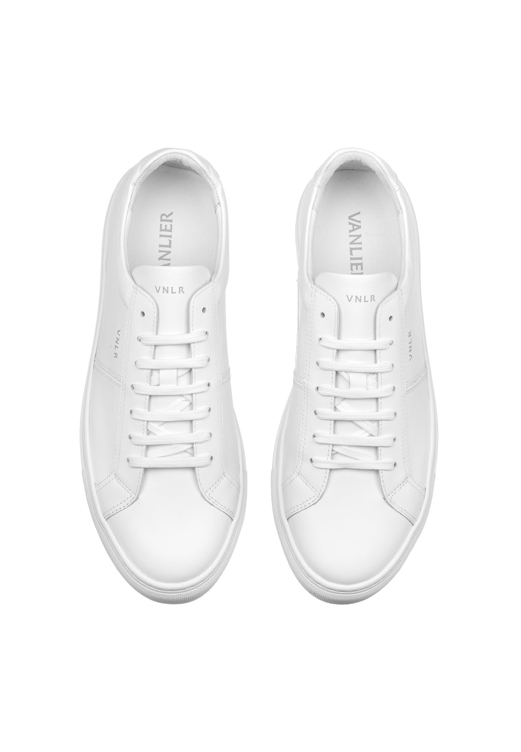 Wit gladleren Novara sneaker