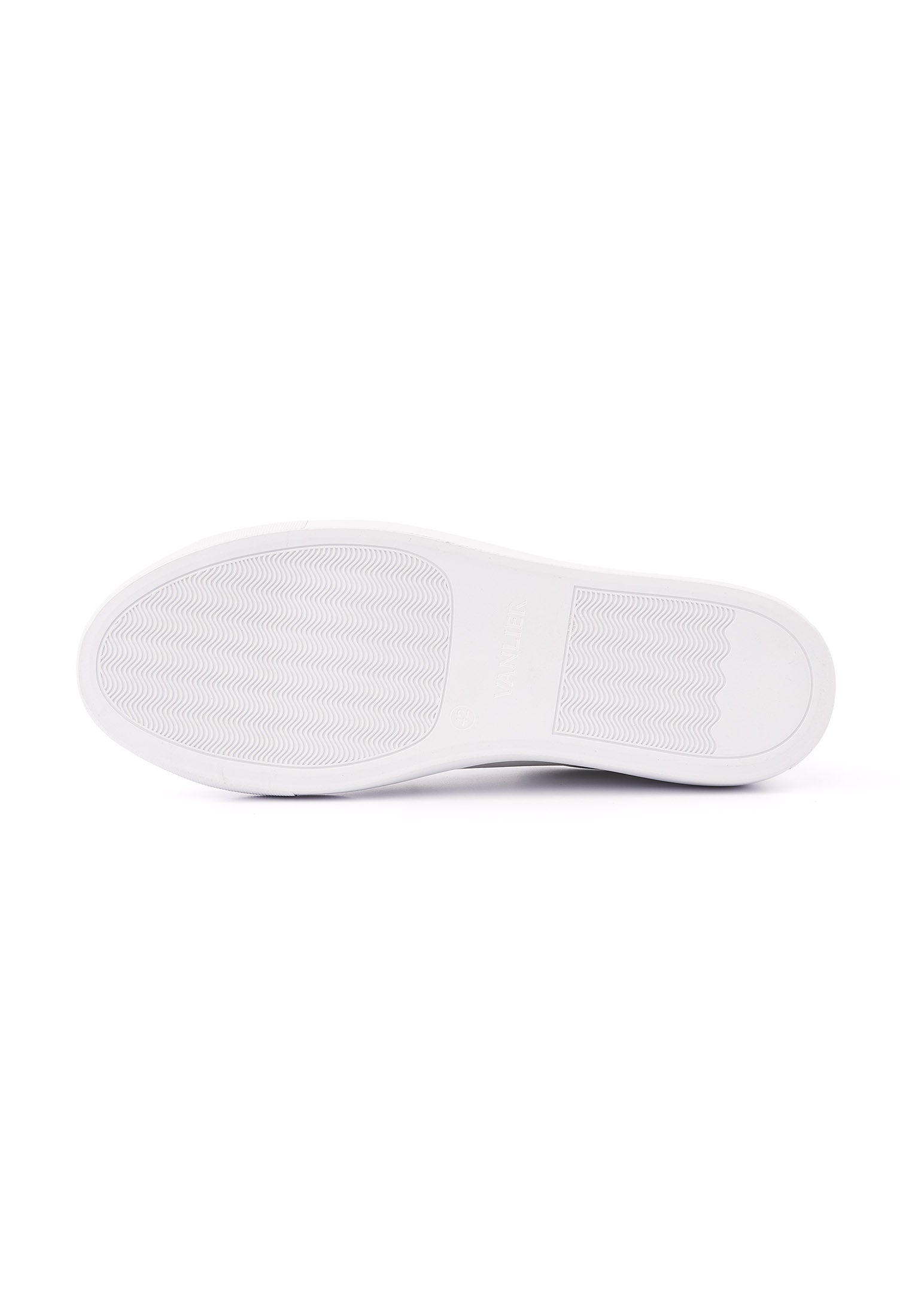 Wit gladleren Novara sneaker