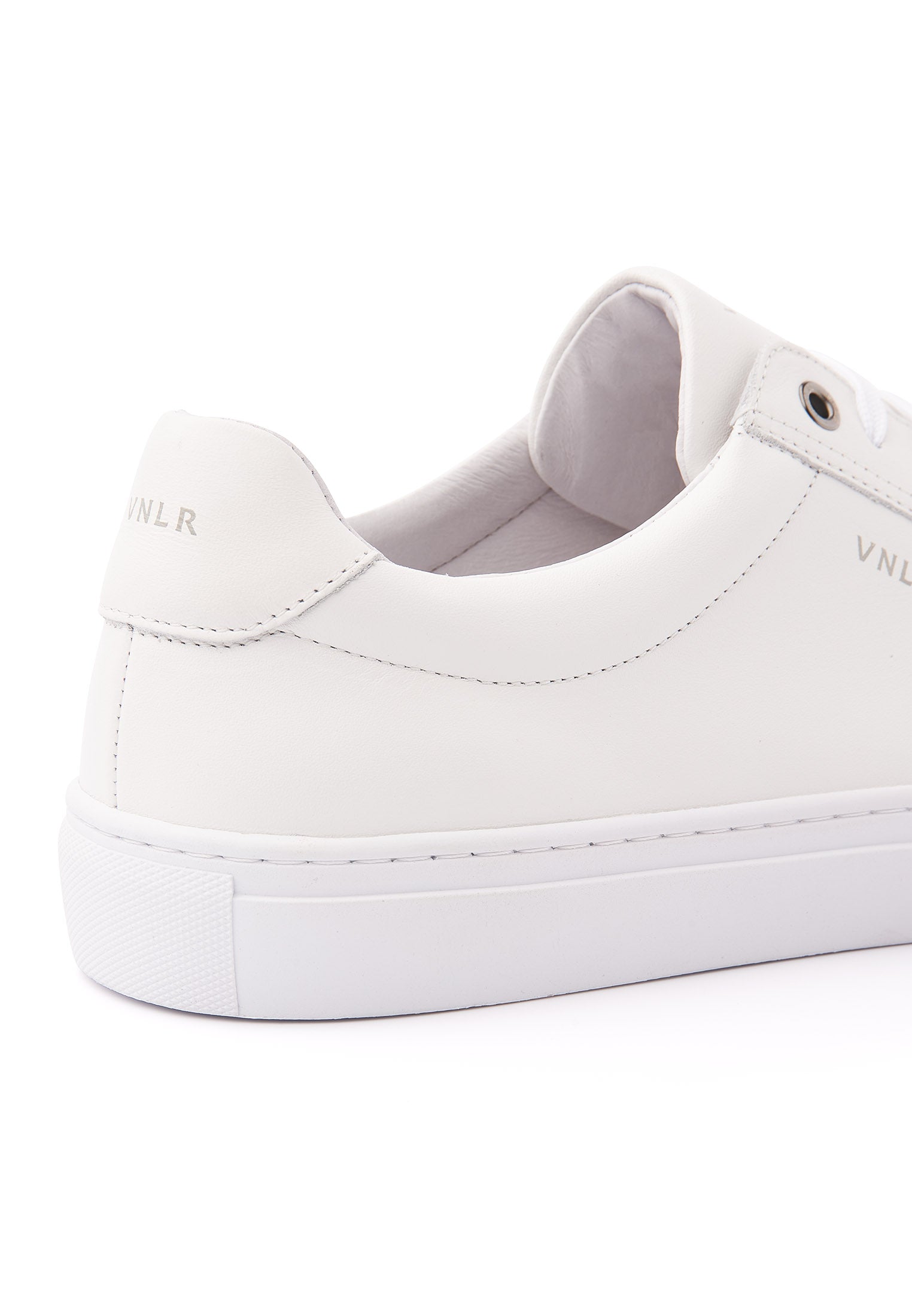 Wit gladleren Novara sneaker