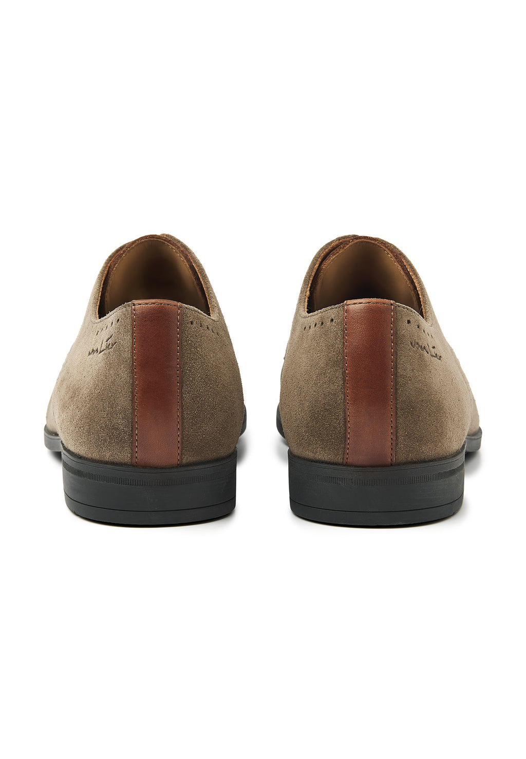 Taupe suède Portofino veterschoen