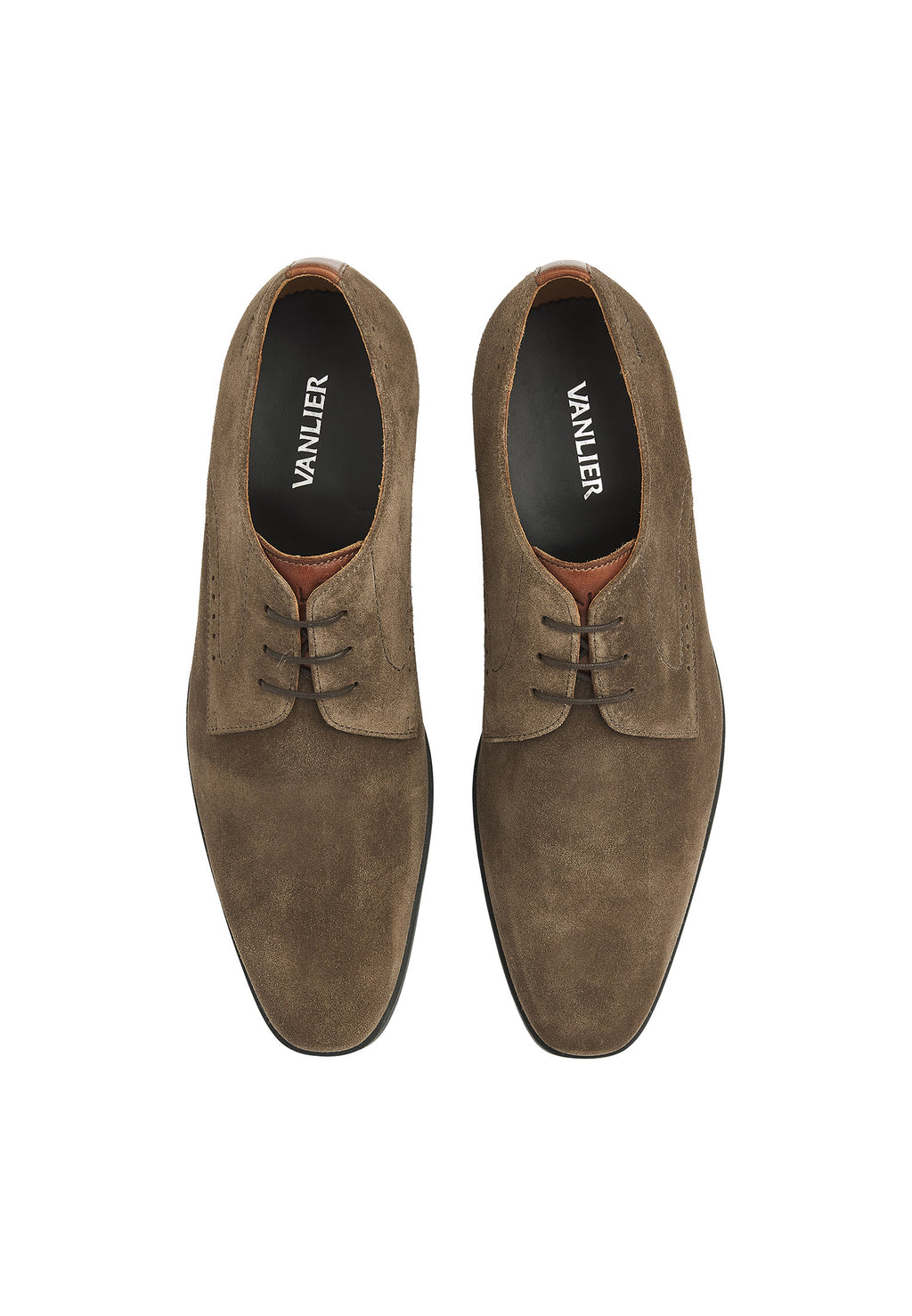 Taupe suède Portofino veterschoen