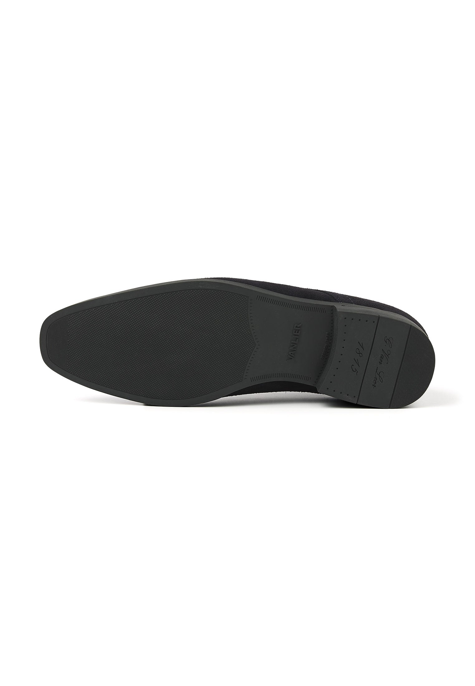 Navy suède Portofino halfhoge veterschoen