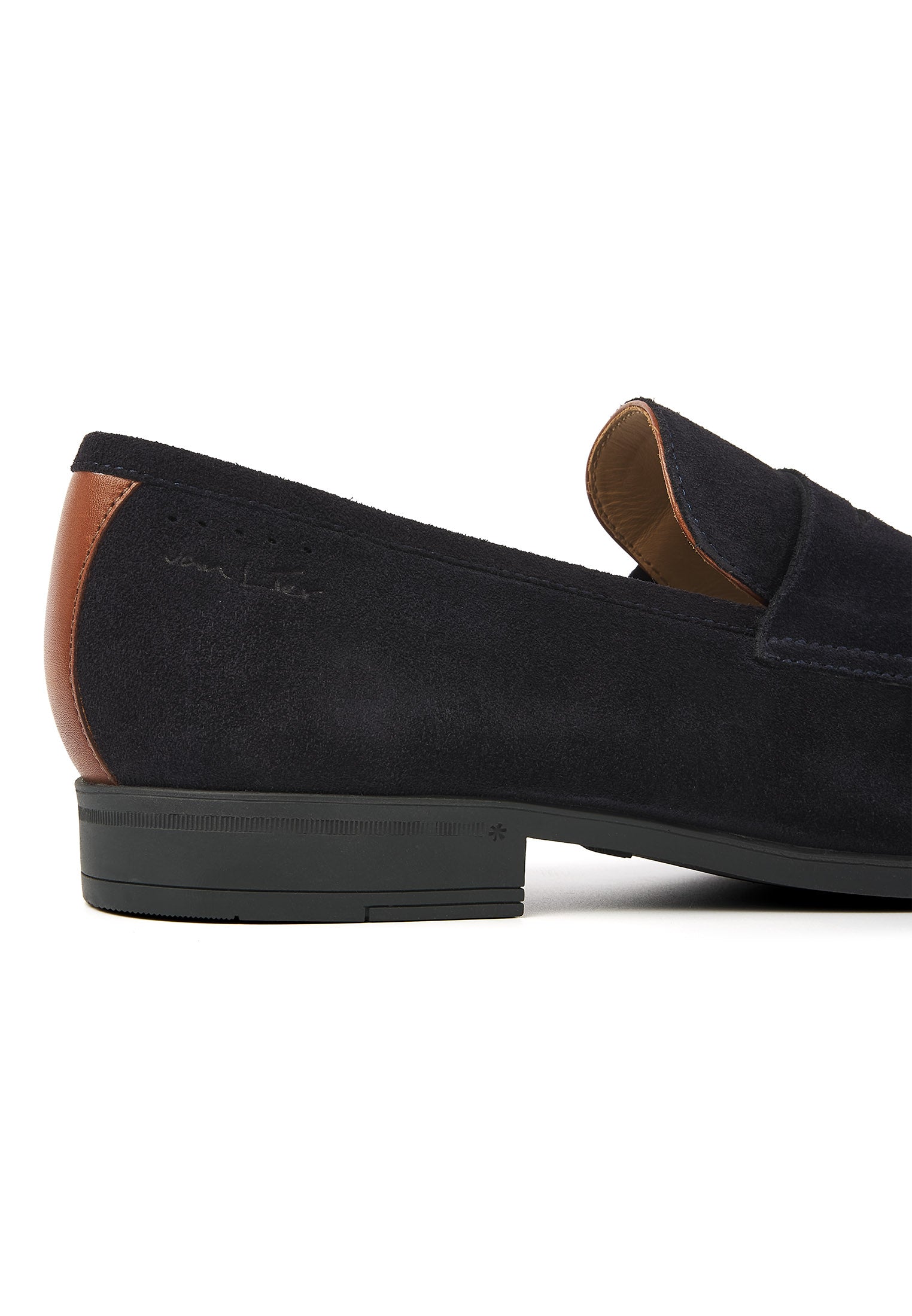 Navy suède Portofino loafer