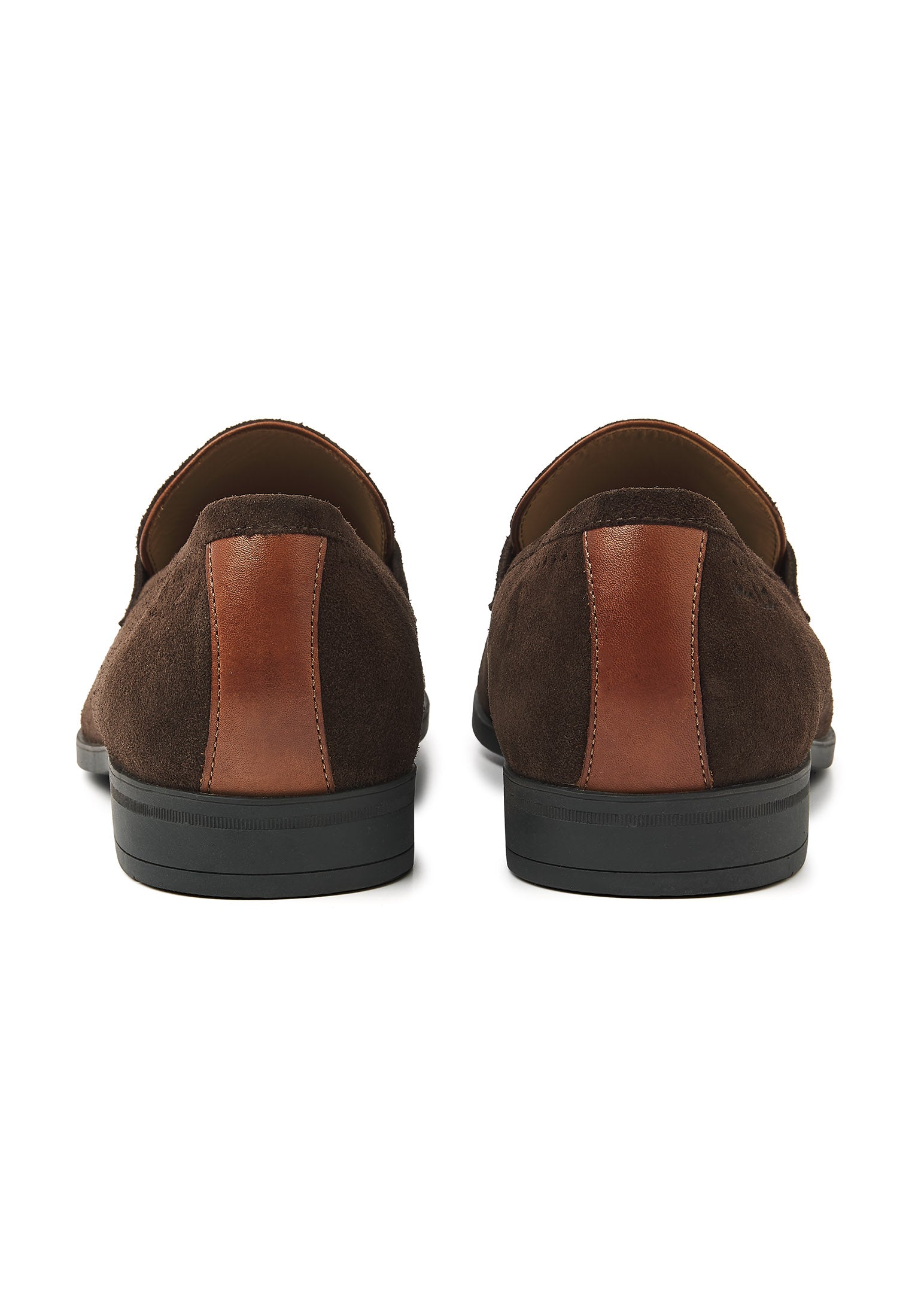 Testa di Moro bruin suède Portofino loafer