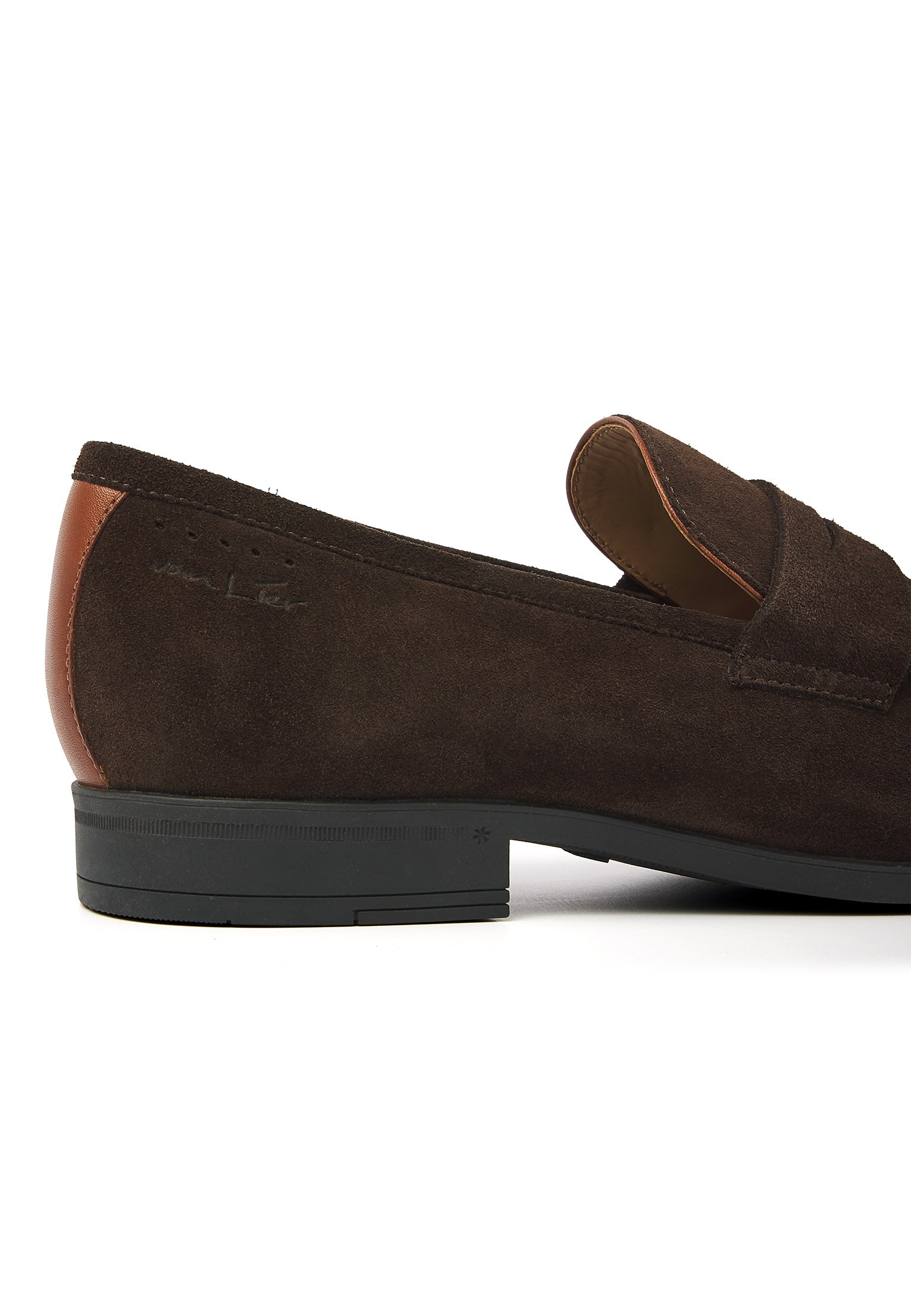 Testa di Moro bruin suède Portofino loafer