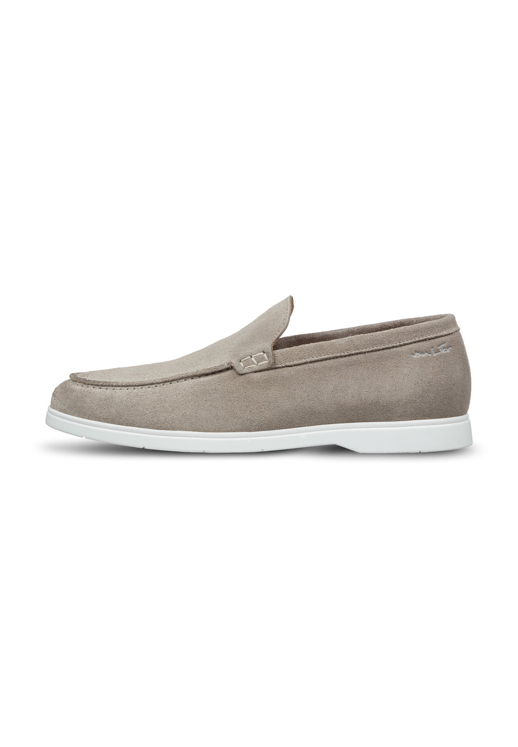Licht taupe suède Ascona loafer