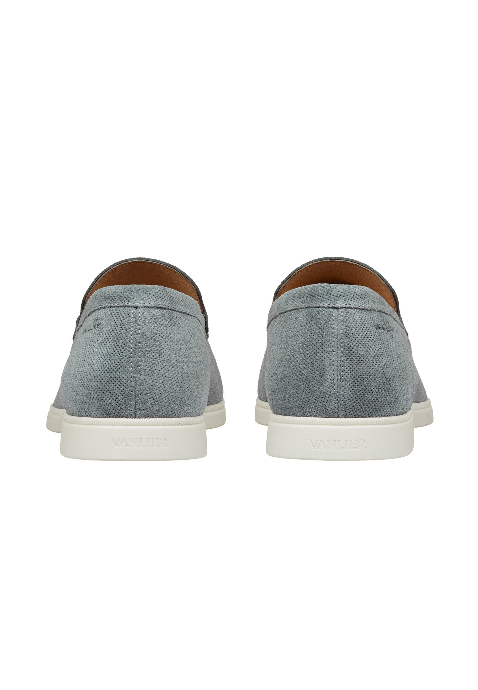 Grijs blauw suède Ascona loafer