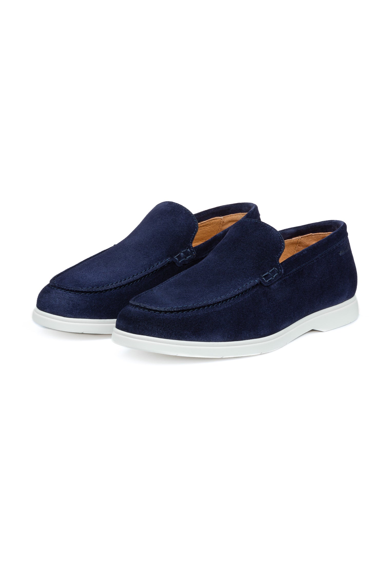 Navy blauw suède Ascona loafer