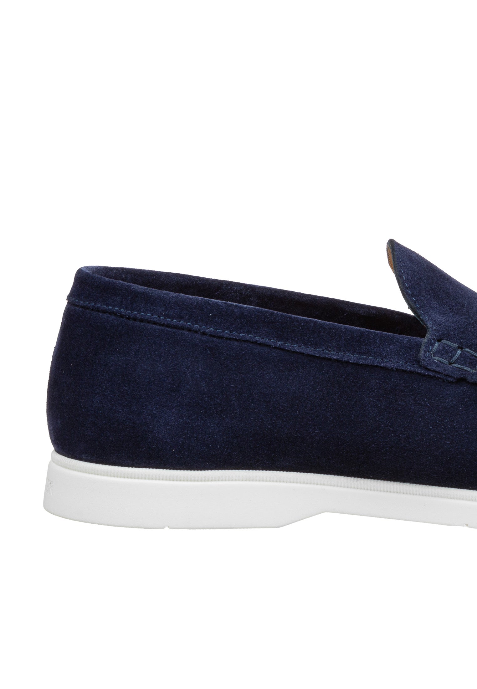 Navy blauw suède Ascona loafer