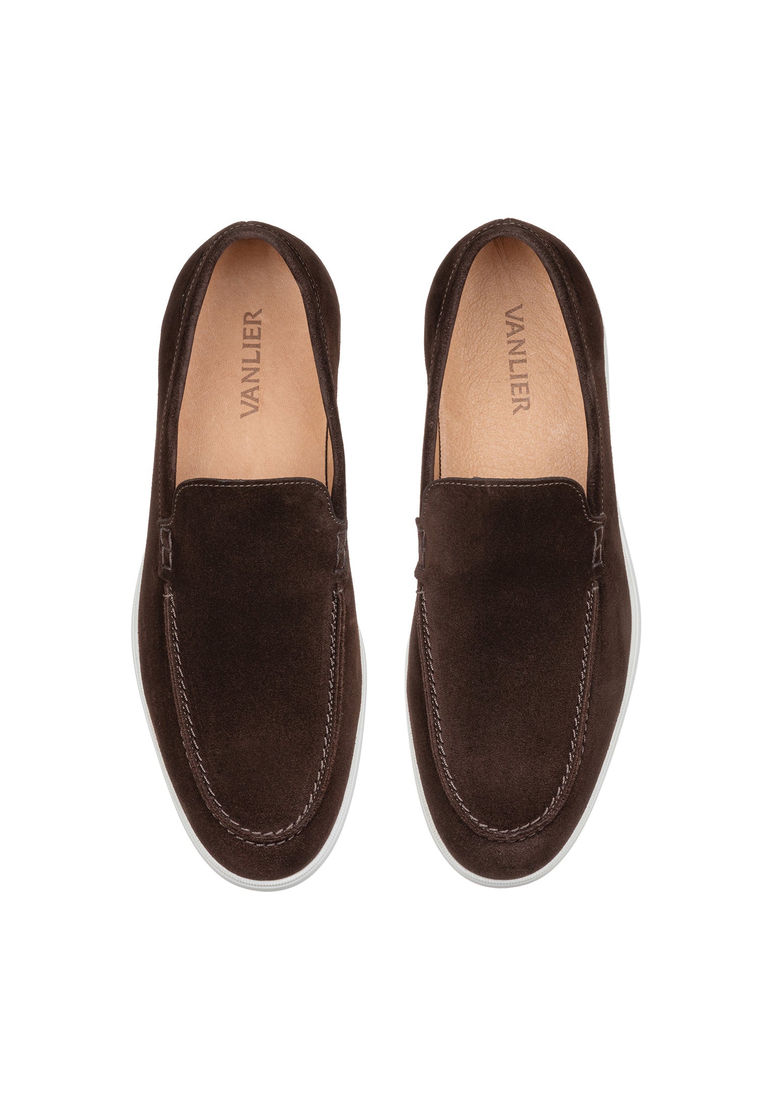 Donker bruin suède Ascona loafer
