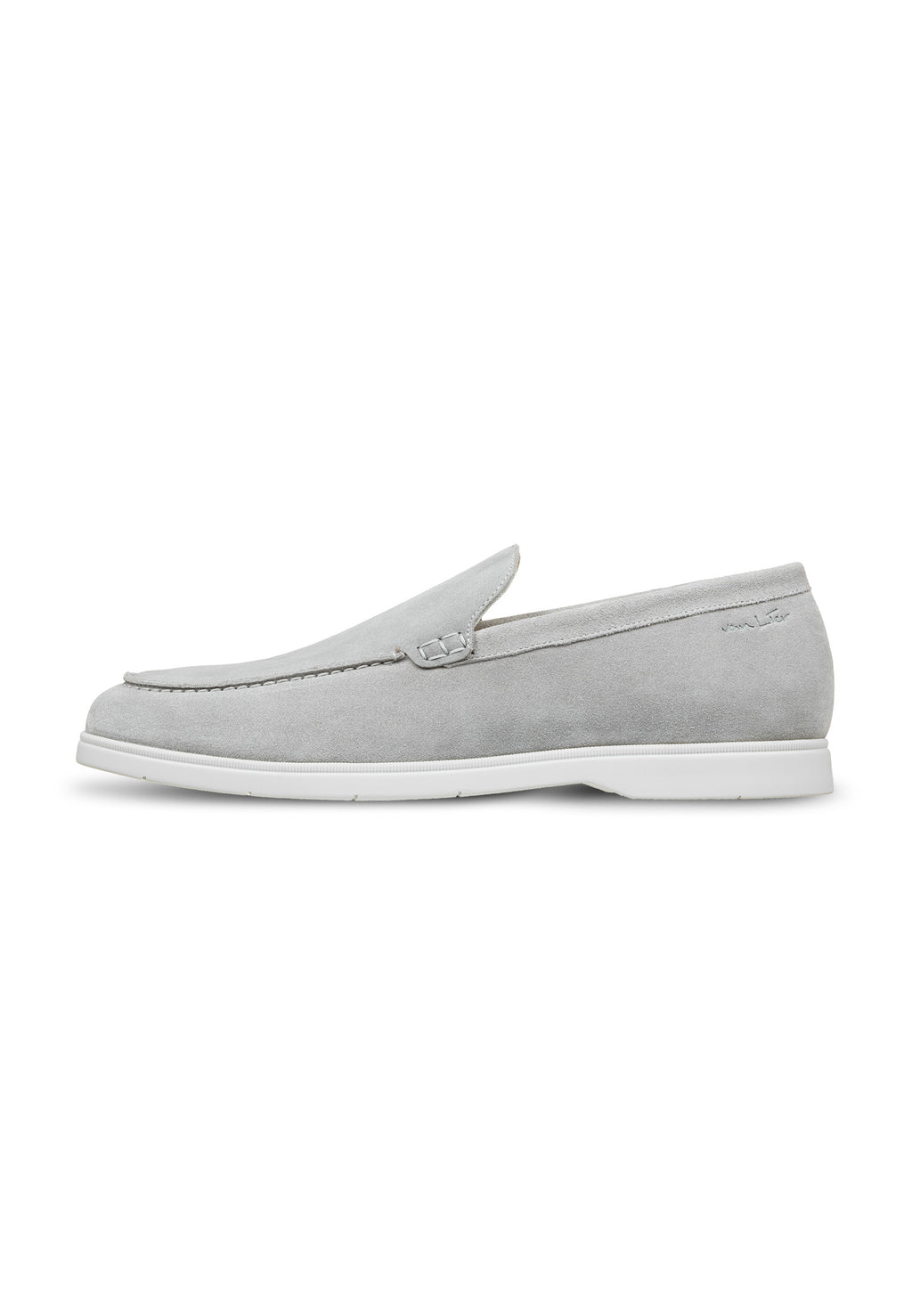 Licht grijs suède Ascona loafer