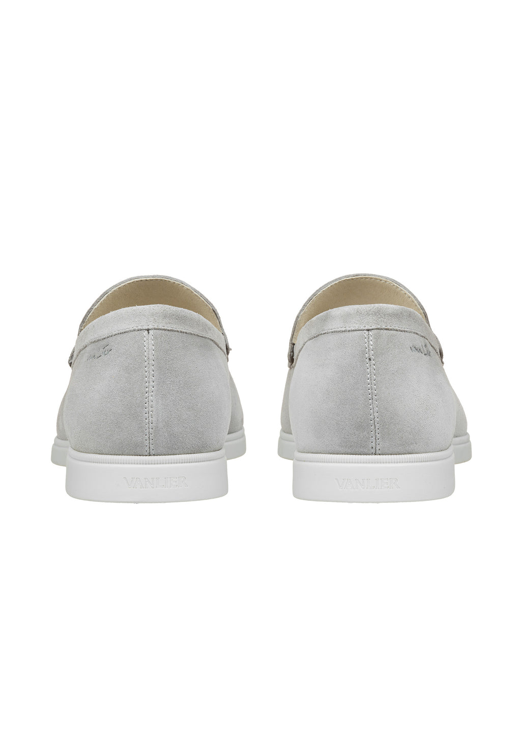 Licht grijs suède Ascona loafer