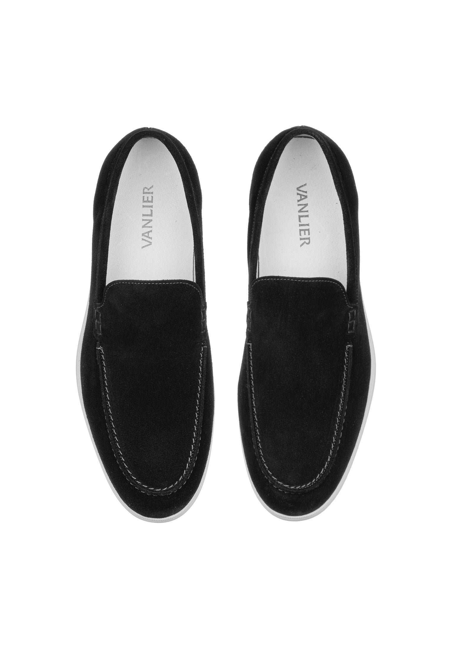 Black suede Ascona loafer