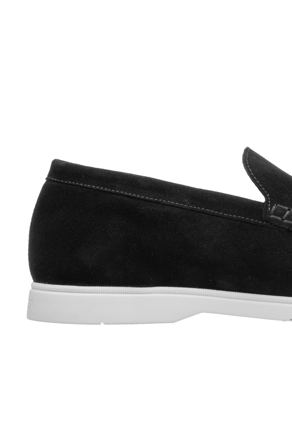 Black suede Ascona loafer